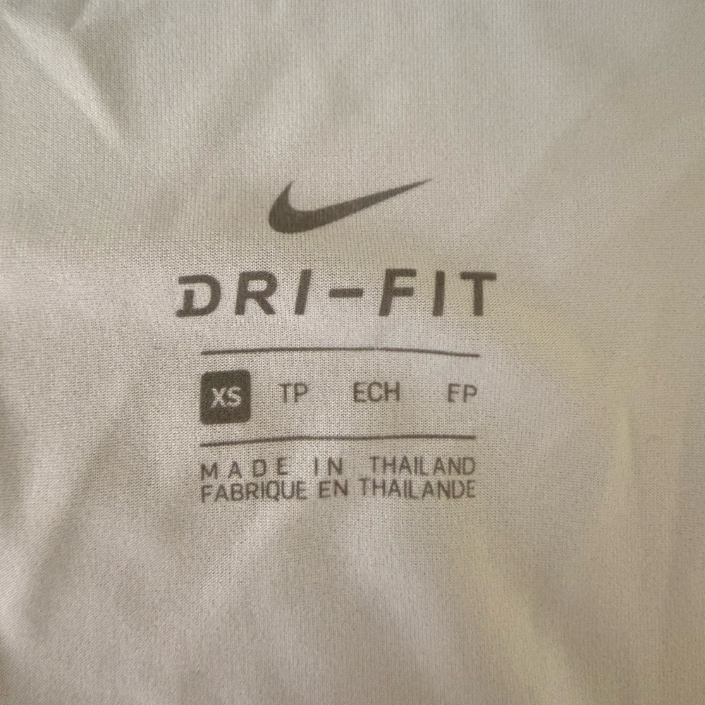 Nike White Tank with Black Lettering - Picture 3 of 3